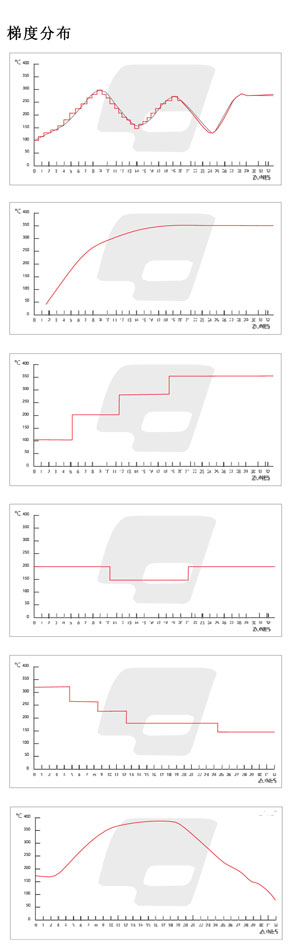 梯度加热箱温度曲线